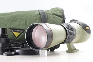 [N MINT w/ Case] Nikon Field Scope ED II-A D=60 P w/ Eye Piece 20-45x From JAPAN - Picture 1 of 11