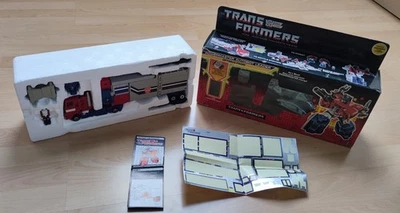 Transformers G1 Power Master Optimus Prime + Manual + Box - Bild 1 von 4