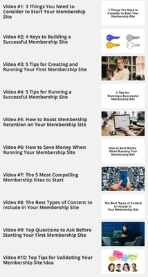 Make Money With Your First MEMBERSHIP WEBSITE - 10 Videos - Upgrade Package (CD) - Image 1 of 2