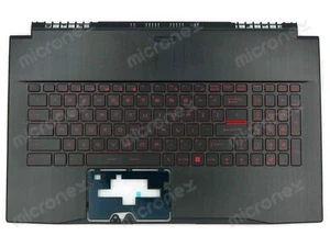 DO MSI GF62 8RC 8RD 8RE 8RCS Palmrest Keyboard LED US-International czarna - Zdjęcie 1 z 2