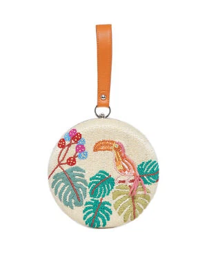 Bolso sin asas para mujer Roberta Roller Rabbit Willa con cuentas talla única multicolor Foto 1 de 2