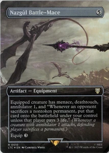 Nazgul Battle-Mace - RARE Borderless LoTR Commander - MtG TCG Card # 0510 - Picture 1 of 1