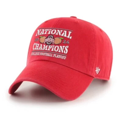 Gorra '47 Brand Clean Up Ohio State 2024 National Champions Playoffs Champs CFP Foto 1 de 3
