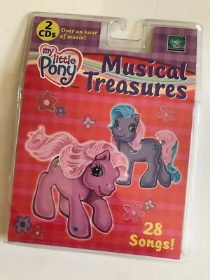 NEW ~ MY LITTLE PONY ~MUSICAL TREASURES ~ 2 CDs ~ 28 SONGS - Image 1 of 2