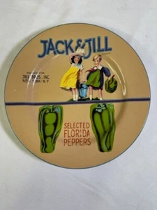 Vintage Labels Sakura Oneida Jack & Jill Florida Peppers Salad Plate - Picture 1 of 2