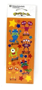 NEU Stickety Doo Da Alien Monster American Greetings Sticker Pack 3 Blatt - Bild 1 von 5