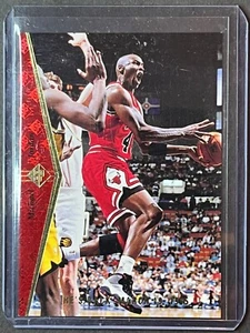 Micahel Jordan 1995 Upper Deck SP #MJ1 He’s Back Chicago Bulls 45 Red Jersey HOF - Picture 1 of 2
