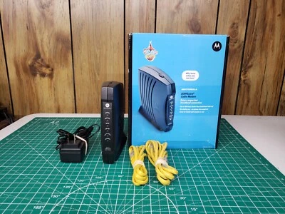 2pc Lot Motorola SB5101 DOCSIS 2.0 Cable Modems. Cables Included. Free Shipping - Image 1 of 4