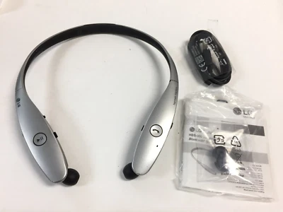 LG TONE INFINIM Wireless Stereo Headset In-Ear Headphones - Silver HBS-900 - Image 1 of 4