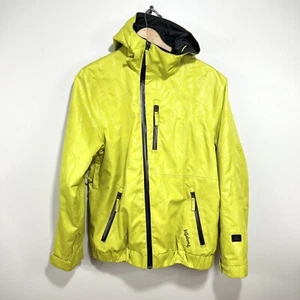 Billabong Tara Dakides Hooded Ski Snow Yellow Jacket Women’s M - Picture 1 of 7