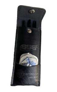 HARROW DARTS VINTAGE Harrow's Game Shot SSS Dart Set Made In UK Leather Case - Picture 1 of 13