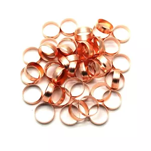 50 X 22mm Copper Compression Olives - Picture 1 of 5