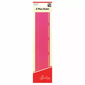 Sew Easy patchwork quilting 3 plus ruler template 12 x 2.5 inch & cut circles - Picture 1 of 1
