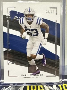 2021 Panini Impeccable #44 Darius Leonard #’d 64/75 Indianapolis Colts Slick - Picture 1 of 2