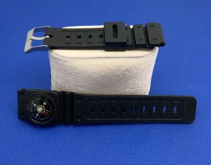 Mens MC Rubber Diver Style Strap S/S Buckle With Compass 20mm # 59 NOS PS - Picture 1 of 2