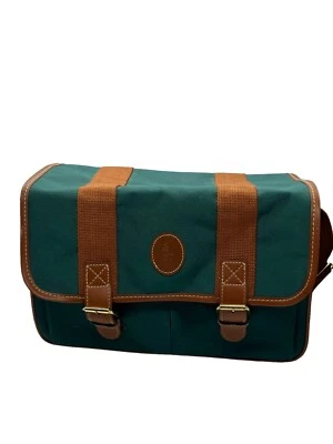 Ralph Lauren Polo Ligero Verde Lona Aislado Bolso de Hombro Bolso de Mano Foto 1 de 4