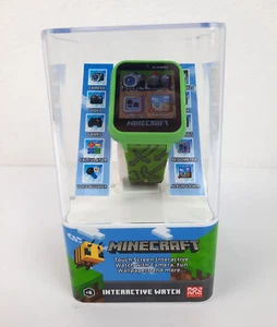 New Green Mincreaft Interactive Touchscreen Smart Watch (MIN4045AZ) - Picture 1 of 5