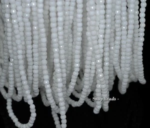 2 mm CUENTAS SUELTAS REDONDAS FACETADAS DE PIEDRA PRECIOSA BLANCA DE 2 MM 15,5 pulgadas - Imagen 1 de 1