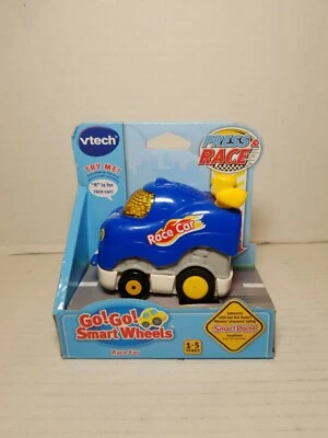 "NEW" VTech Go! Go! Smart Wheels Press & Race Car- talking yellow light flashes - Image 1 of 4