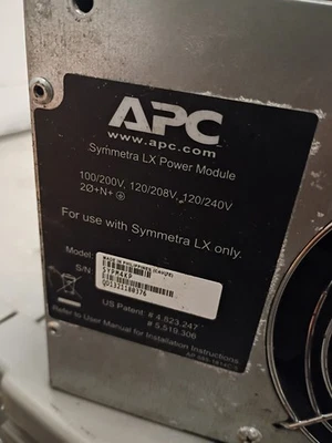 APC Symmetra LX 4kVA Power Module - SYPM4KP - Image 1 of 4