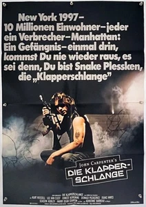 Carpenter ESCAPE FROM NEW YORK original 1 sheet movie poster 1981 - Picture 1 of 1