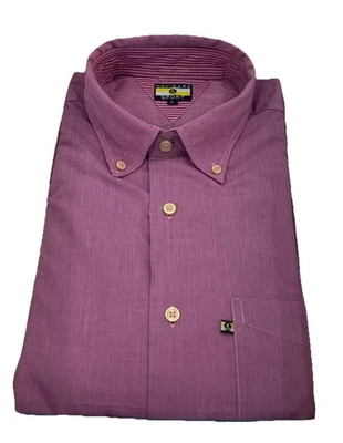 Camicia Uomo In Cotone Fiammato Navigare Sport Manica Lunga Con Taschino  - Immagine 1 di 3