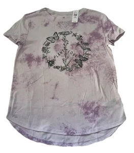 Gap Kids Peace ʻPlant Love’ Nature Graphic T-Shirt Girls Size XXL NWT - Picture 1 of 8