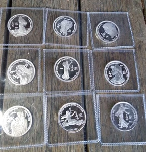 9-2004 French DCAM PROOF 1/4 Euro Silver Set - Picture 1 of 11