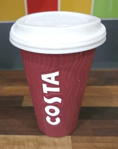 Rare Original Costa Coffee Ceramic Rippled Travel Mug 2015,Rare & Unused - Picture 1 of 5
