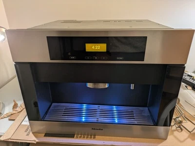 Miele CVA4066 Built-In Coffee Maker | Fully Functional | Black Front Panel -Used - Image 1 of 4