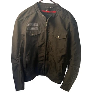 Streets and Steel Motorcycle Jacket Black with inserts Size 2XL - Picture 1 of 17