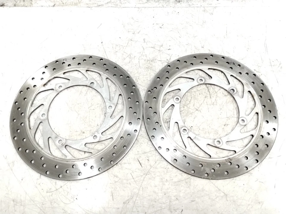 Par de rotores de freno delanteros izquierdo derecho Yamaha Royal Star Venture XVZ1300 2005 Foto 1 de 4