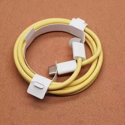 Lote Cargador Rápido Cable USB-C a USB-C de 60W Cable de Nylon PD para iPhone 16 15 Samsung Foto 1 de 4