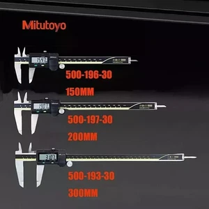 Mitutoyo 500-197-30 LCD Digital Vernier Calipers 150/200/300Mm Stainless Steel - Picture 1 of 12
