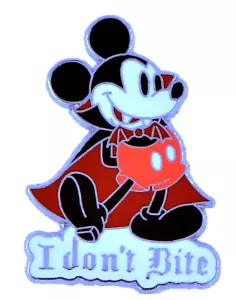 Mickey Mouse I Don't Bite Vampire Individual Disney Park Trading Pin Brandneu - Bild 1 von 1