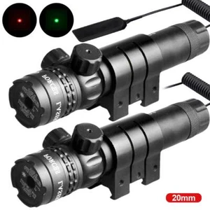TAC Green Red Laser Sight Rifle Dot Scope ,Switch, Rail Barrel High/Low Mount - Picture 1 of 28