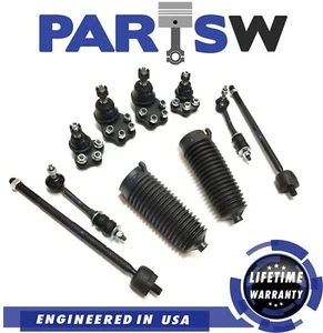 10 Pc Tie Rod Ends Sway Bar Link Upper Lower Ball Joints for Dakota Durango RWD - Picture 1 of 3