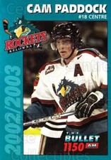 2002-03 Kelowna Rockets #2 Cam Paddock