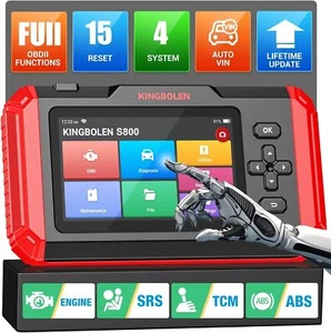 S800 OBD2 Automotive Scanner, Diagnostic Tool,4-System Scan (Engine/TCM/ABS/SRS) - Picture 1 of 9