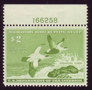 RW24 ( $2 Duck ) -  BIG BEAUTY w TOP PLATE # - MNH - MUST SEE !! - Picture 1 of 1