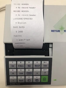 Mettler LC-P45 Network Printer RS232 New Cosmetic Plug&play key pad 4 adv users - Picture 1 of 12