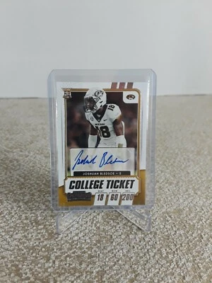 2021 Panini Contenders Draft Joshuah Bledsoe RC Rookie Ticket AUTO  - Image 1 of 2