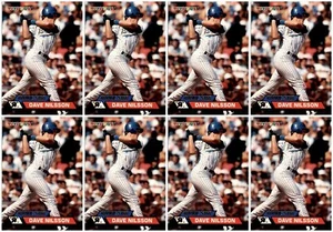 (8) 1993 Stadium Club Toys 'R' Us #31 Dave Nilsson Milwaukee Brewers Card Lot - Picture 1 of 2