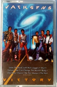 THE JACKSONS - VICTORY - Cassette Tape 1984 Michael Jackson EPIC QET 38946 - Imagen 1 de 4