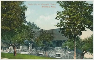 Daniel Lincoln Memorial, Brimfield, Massachusetts c1910 - Picture 1 of 2