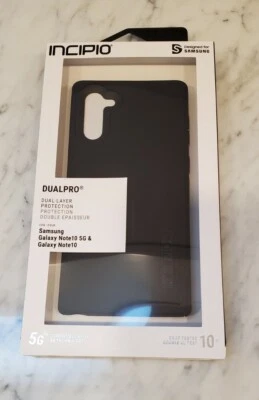 NEW Incipio DualPro Dual Layer Case for Samsung Galaxy Note10 & Note10 5G BLACK - Изображение 1 из 3