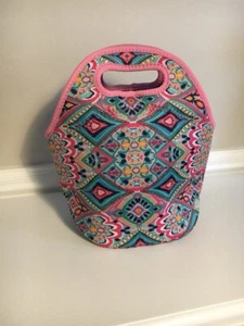 Neoprene Lunch Tote Crown Jewel insulated, Lilly Inspired, Party favor , gift - Picture 1 of 3