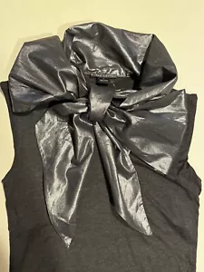 Camicia senza maniche Ralph Lauren Black Label grigio metallizzato/grigio fiocco collo L - Foto 1 di 9