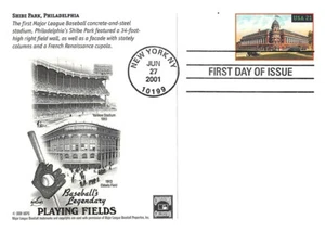 Shibe Field Philadelphia PA 2001 First Day of Issue Postcard - Picture 1 of 2