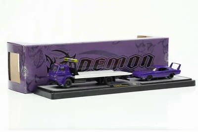 1:64 1970 Dodge L600 & 1969 Dodge Charger Daytona DEMON M2 Machines - Immagine 1 di 3